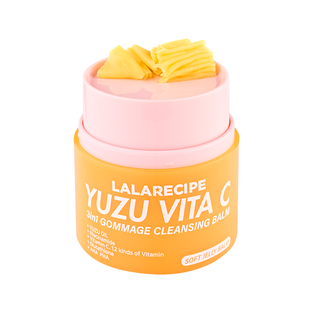 LALARECIPE YUZU VITA C 3IN1 GOMMAGE CLEANSING BALM LALARECIPE  DKshop