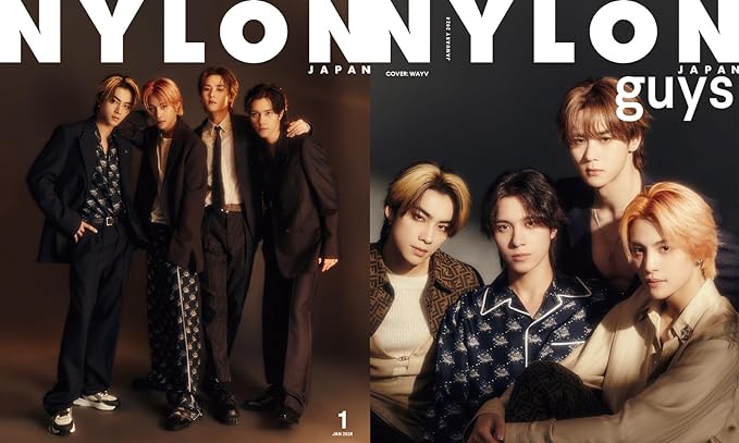 Nylon Japan Magazine 2024.01 B VER. (COVER : WayV)