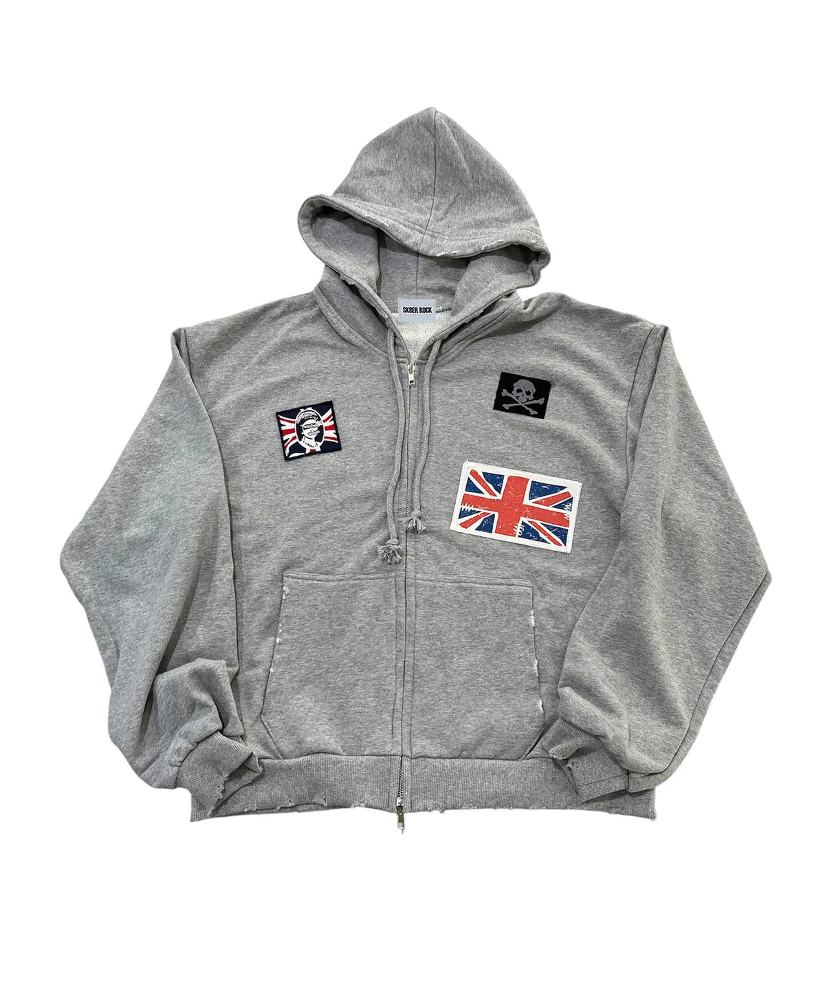 SK8ER ROCK Brit Riot Sweat Zip Hoodie SK8ER ROCK  DKshop