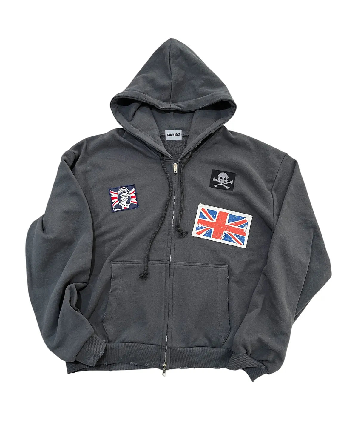 SK8ER ROCK Brit Riot Sweat Zip Hoodie SK8ER ROCK  DKshop