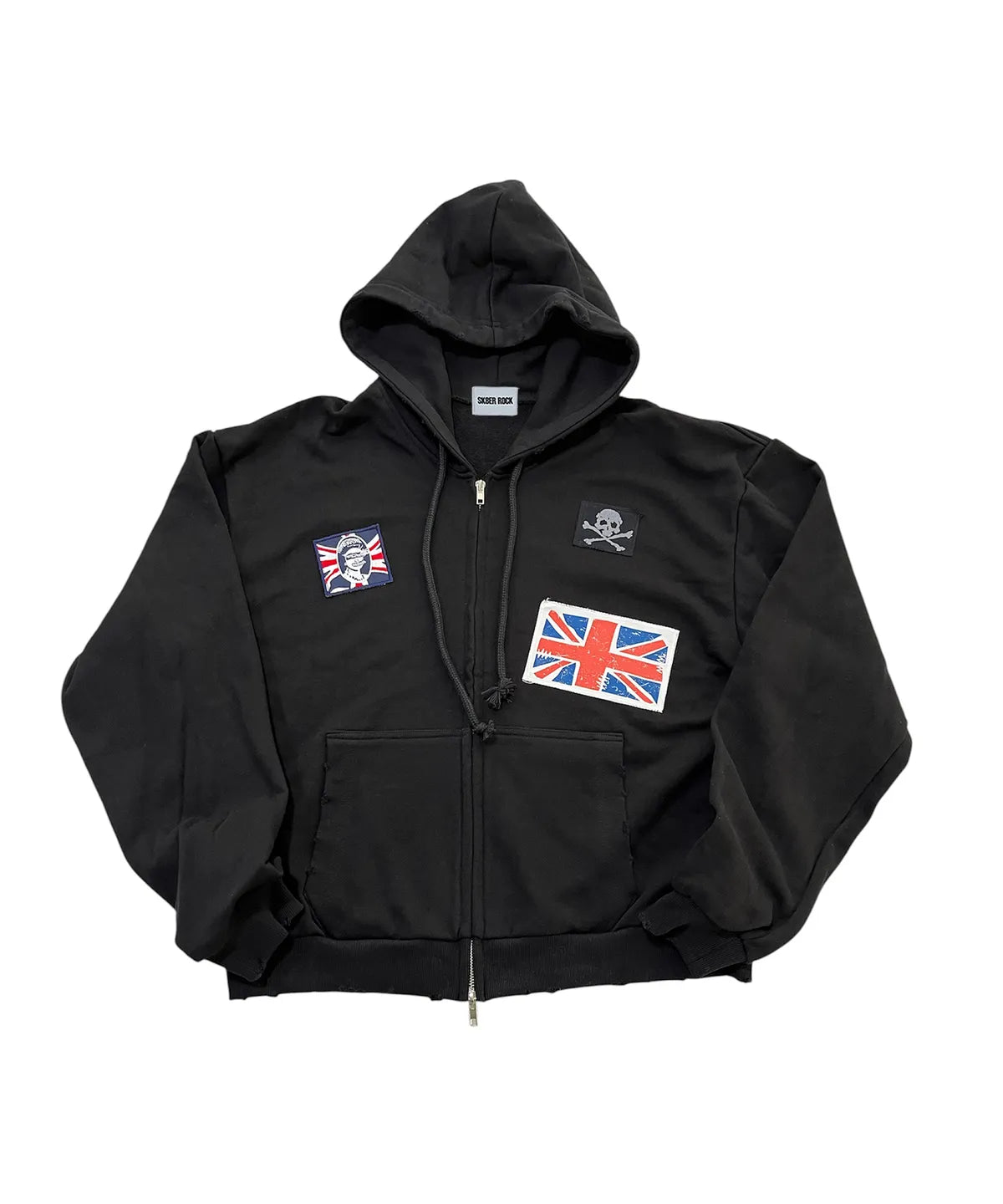 SK8ER ROCK Brit Riot Sweat Zip Hoodie SK8ER ROCK  DKshop