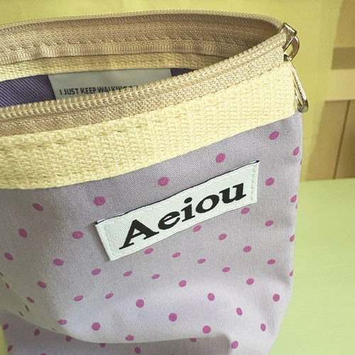 Aeiou Basic Pouch (M size) Podo Juice Dot Aeiou  DKshop