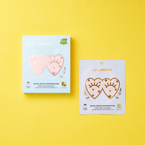 LALARECIPE HEART GOGGLE MOISTURE MASK LALARECIPE  DKshop