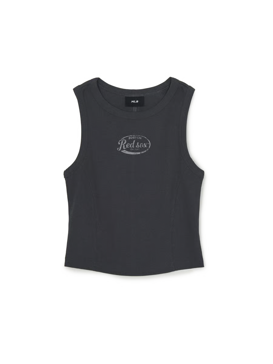 [MLB X KIOF] Women's Vintage Slim-Fit Ribbed Tank Top MLB  DKshop