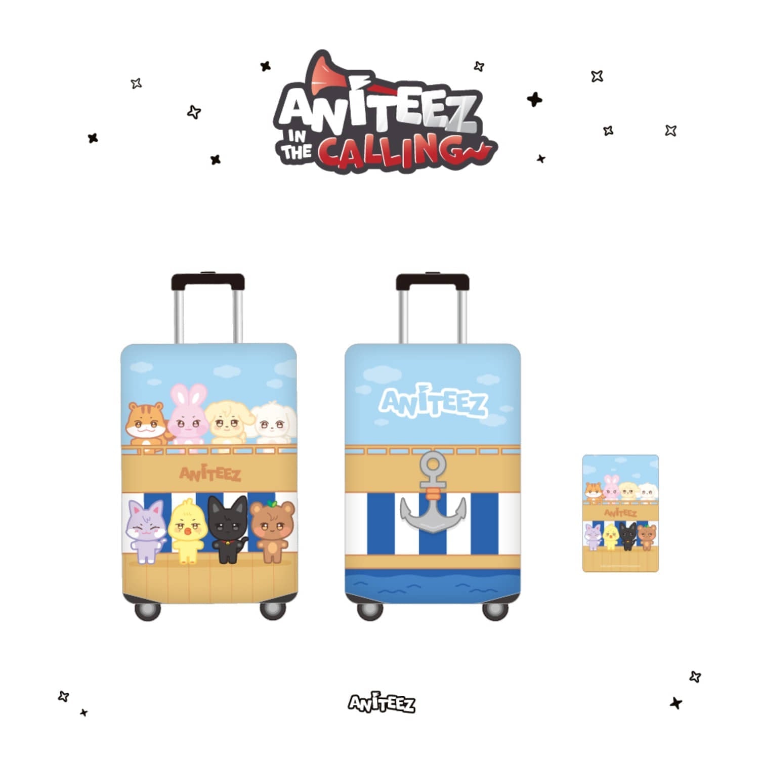 [PRE-ORDER] ATEEZ - [ANITEEZ IN THE CALLING] LUGGAGE COVER ATEEZ  DKshop