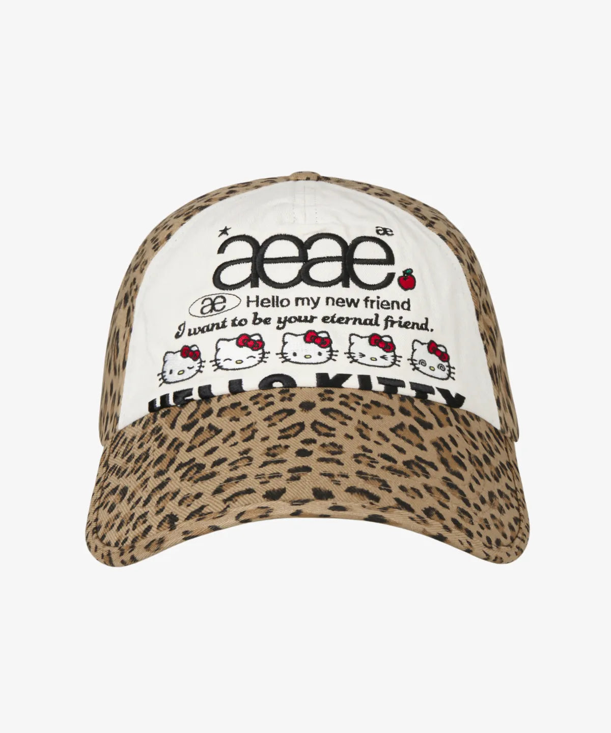 [aeae X Hello Kitty]  WEB LOGO 5 PANNEL CAP (ILLIT MINJU WEAR) aeae  DKshop