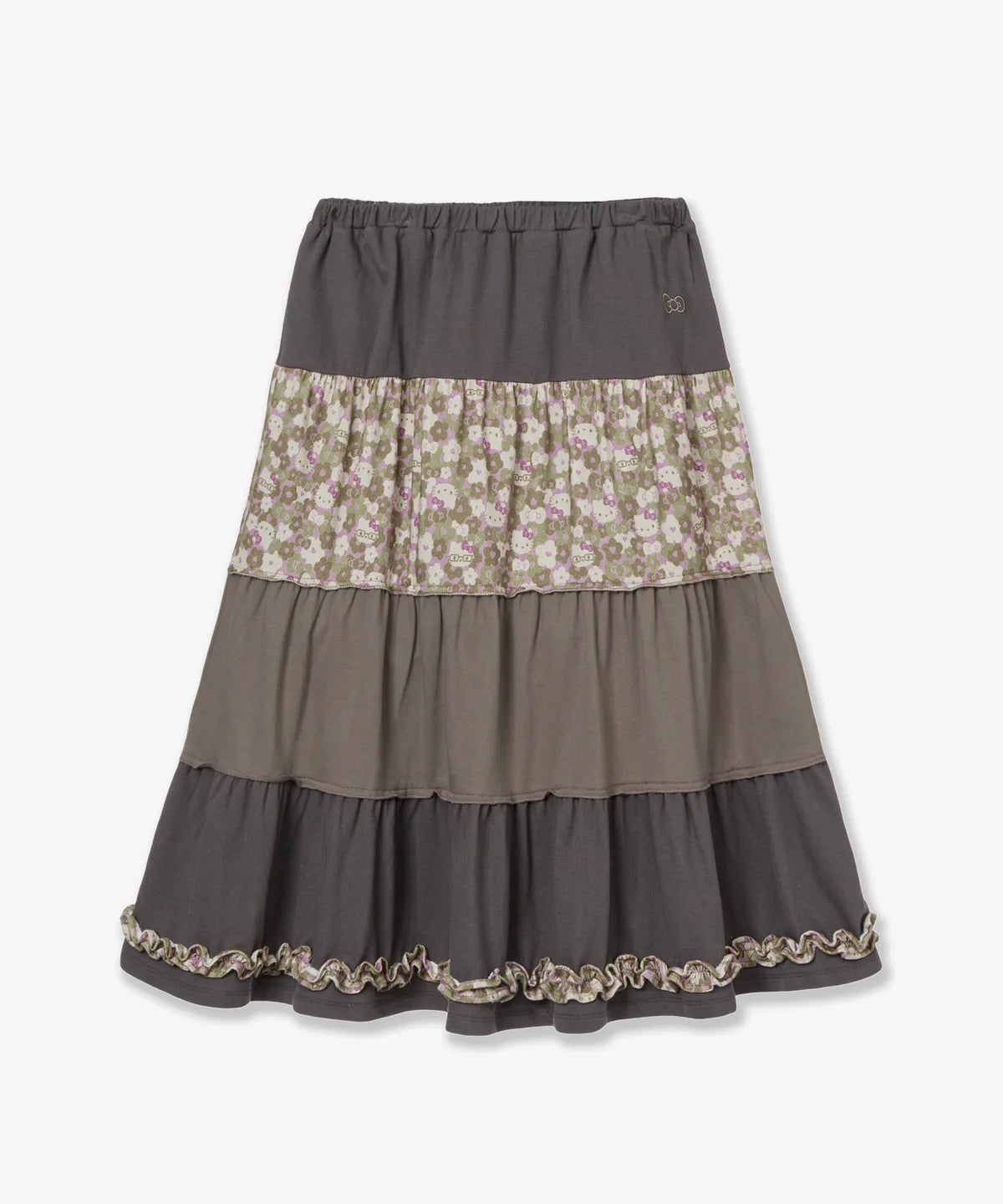 [aeae X Hello Kitty] TIERED FRILL SKIRT (ILLIT MINJU WEAR) aeae  DKshop