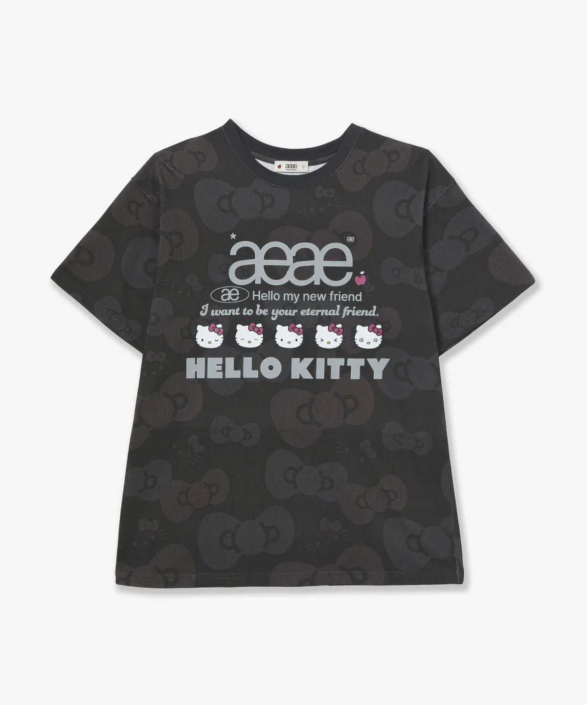 [aeae X Hello Kitty] WEB LOGO T-SHIRTS (ILLIT MINJU WEAR) aeae  DKshop