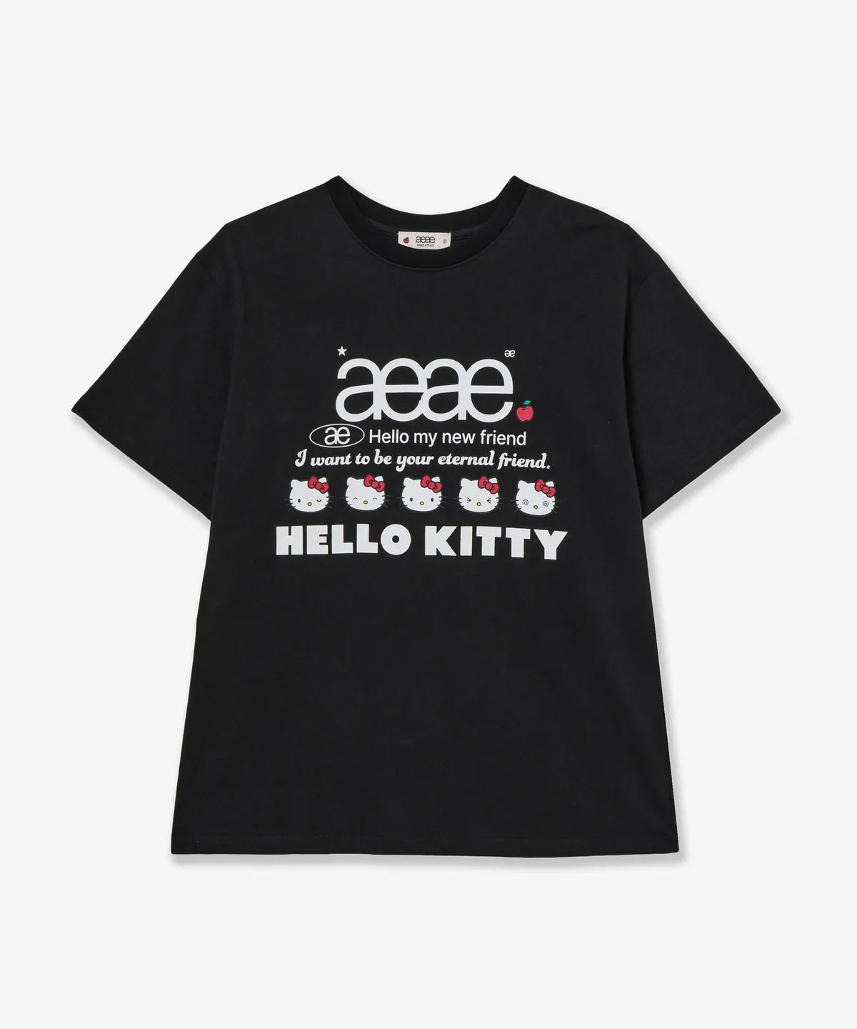 [aeae X Hello Kitty] WEB LOGO T-SHIRTS (ILLIT MINJU WEAR) aeae  DKshop