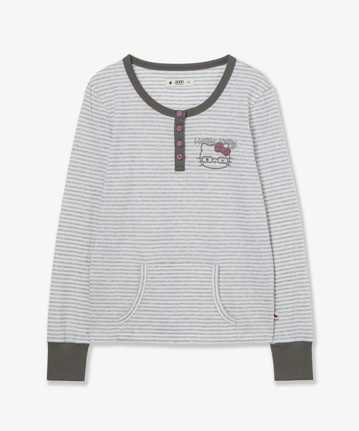 [aeae X Hello Kitty] STRIPE TEE (ILLIT MINJU WEAR) aeae  DKshop