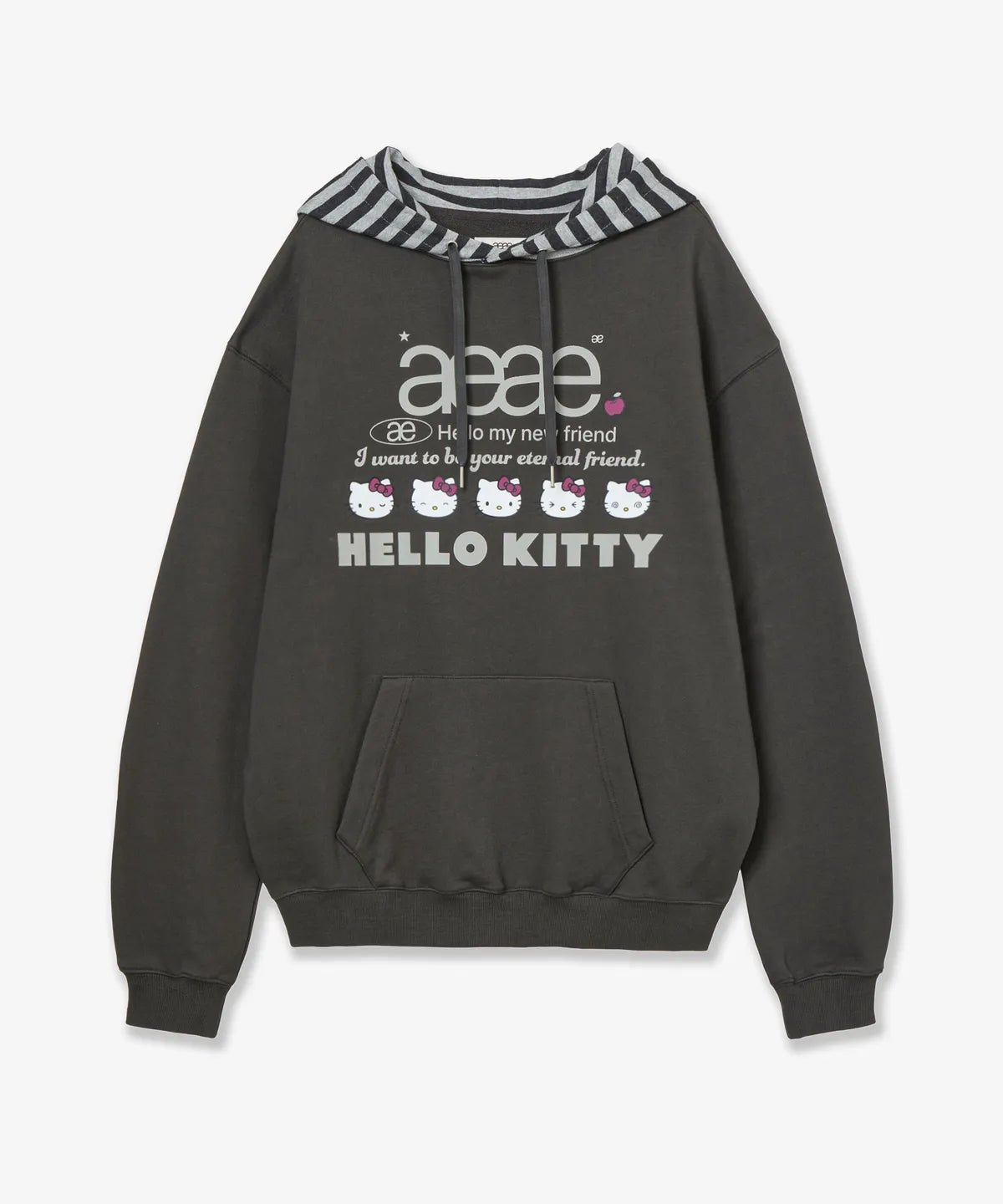 [aeae X Hello Kitty] WEB LOGO HOODIE (ILLIT MINJU WEAR) aeae  DKshop