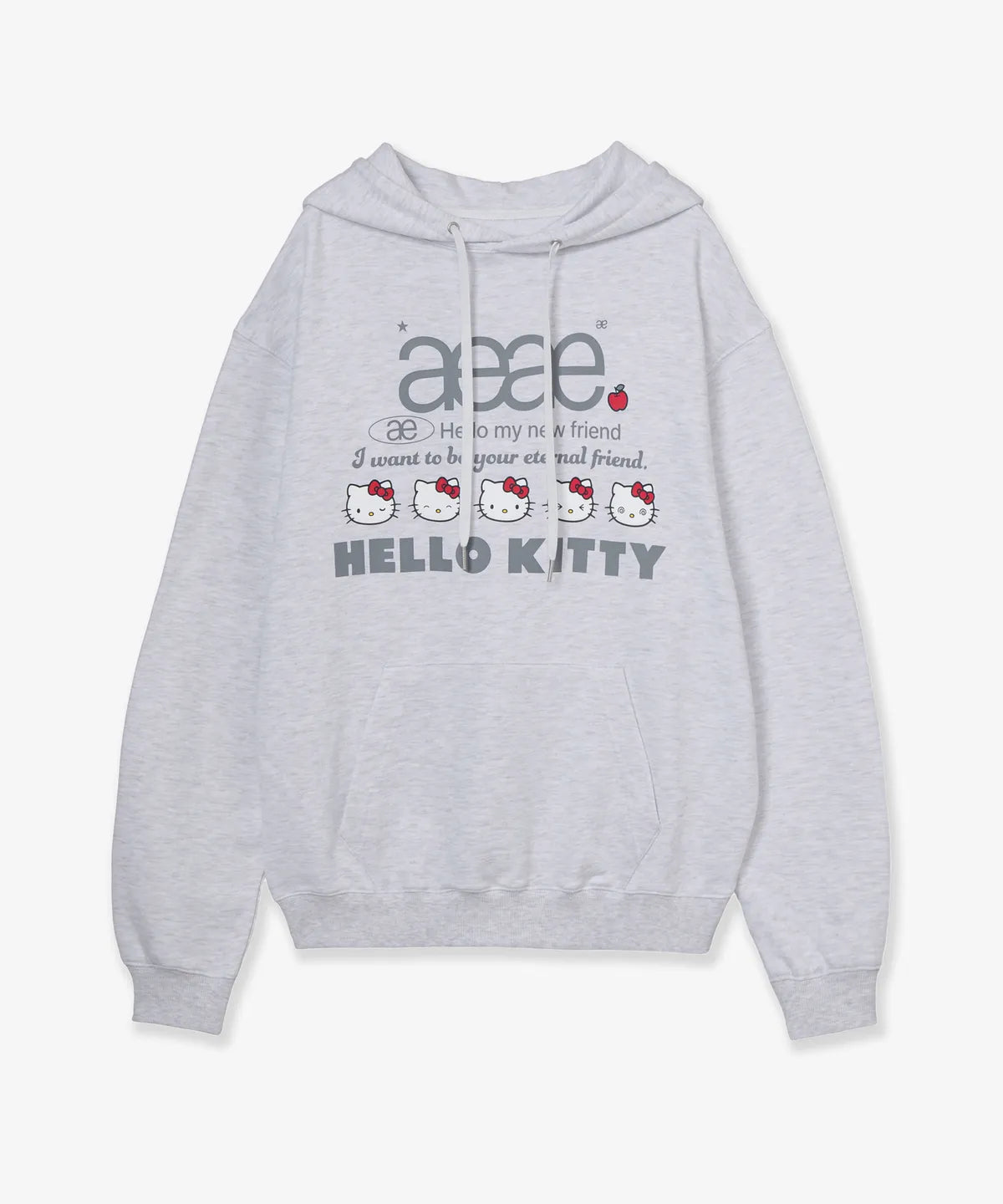 [aeae X Hello Kitty] WEB LOGO HOODIE (ILLIT MINJU WEAR) aeae  DKshop