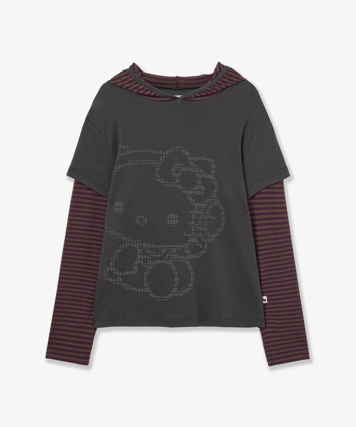 [aeae X Hello Kitty] LAYERED HOODIE (ILLIT MINJU WEAR) aeae  DKshop