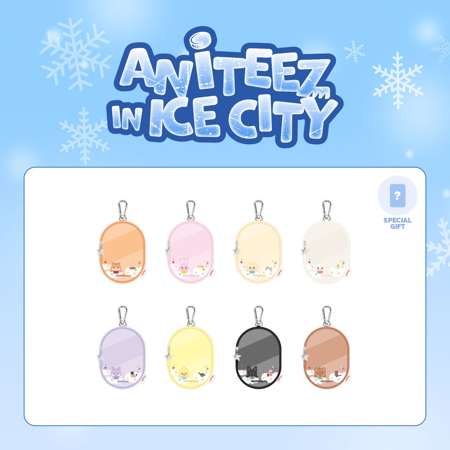 [ANITEEZ IN ICE CITY] ATEEZ - PVC POUCH KR Ver.