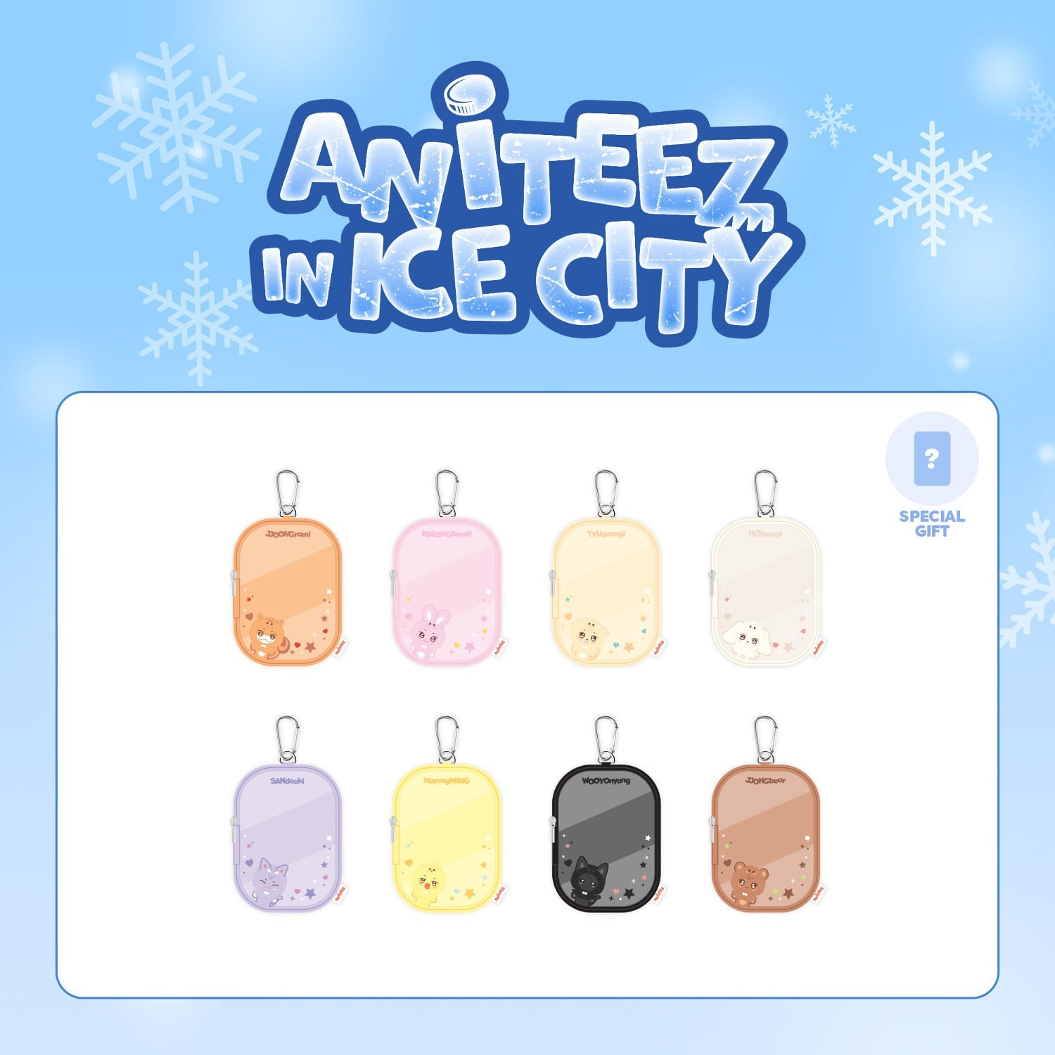 [ANITEEZ IN ICE CITY 2ND MD] ATEEZ - PVC POUCH JP Ver. | DKshop