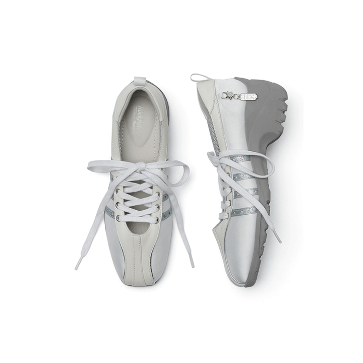 [ILLIT X Rockfish Weatherwear] Bliss Heel Laceup Sneakers ILLIT  DKshop