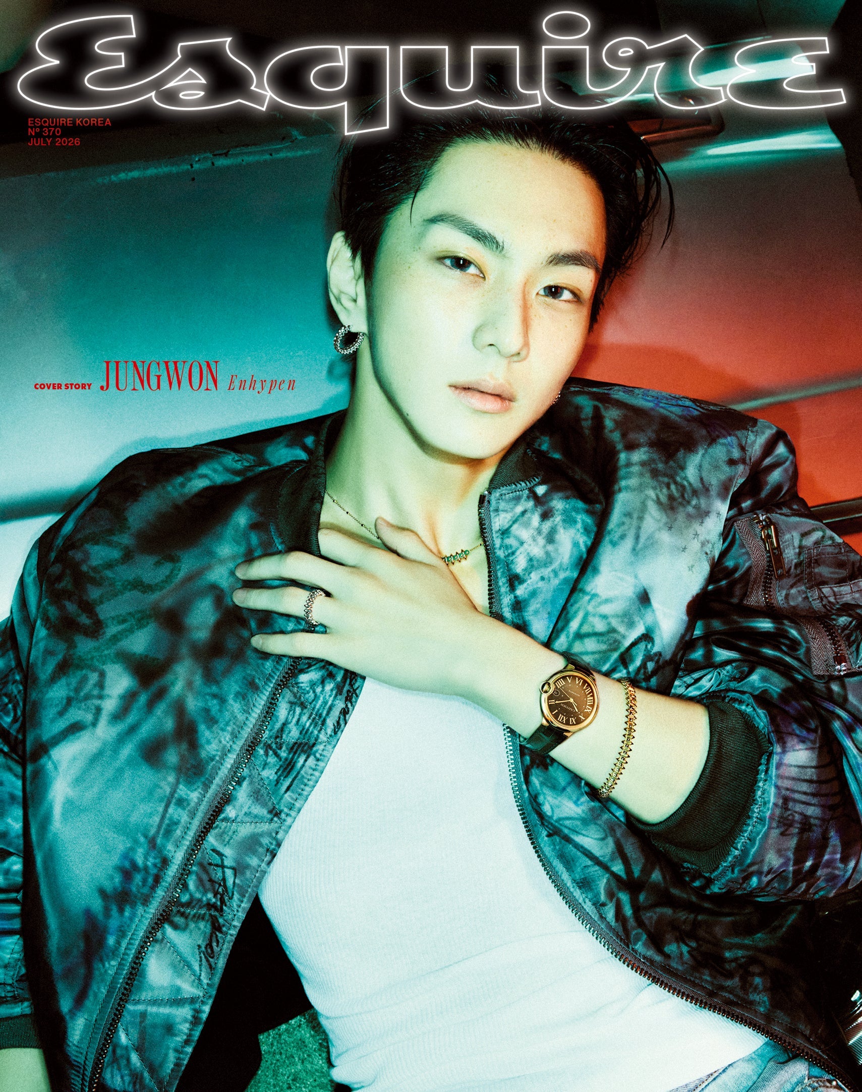 ESQUIRE KOREA MAGAZINE 2026.07 (COVER : ENHYPEN JUNGWON & NI-KI) IVE  DKshop