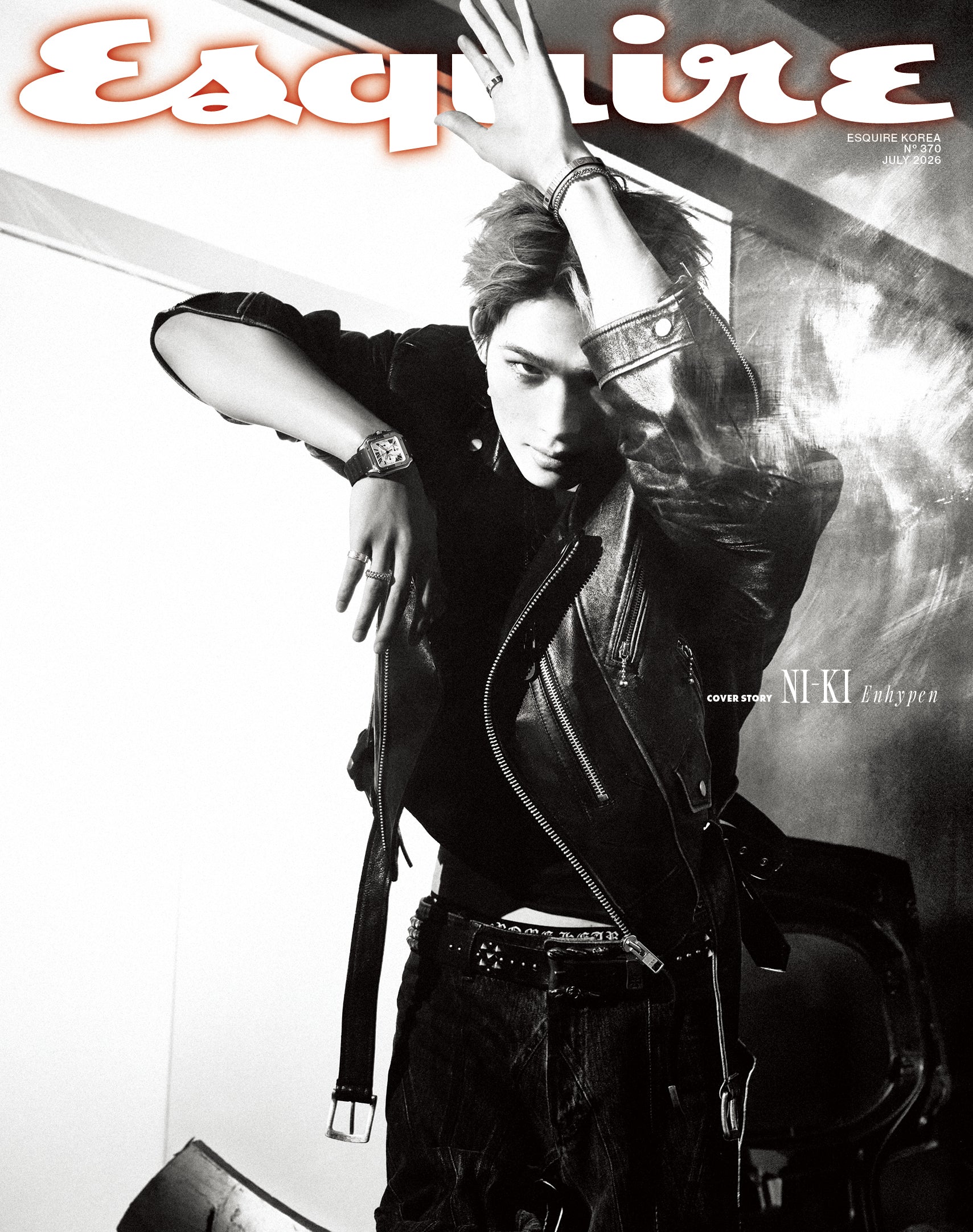 ESQUIRE KOREA MAGAZINE 2026.07 (COVER : ENHYPEN JUNGWON & NI-KI) IVE  DKshop