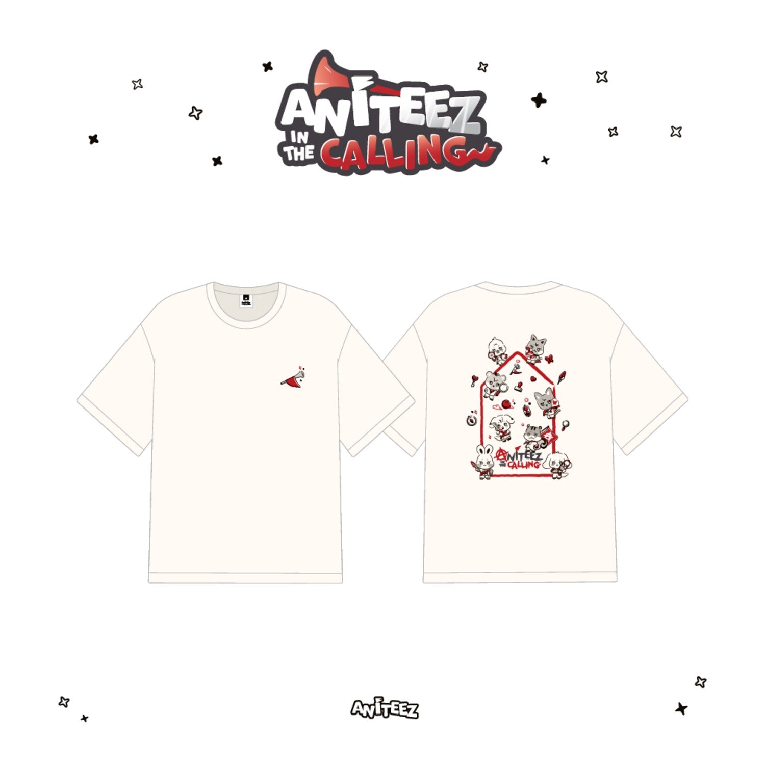 [PRE-ORDER] ATEEZ - [ANITEEZ IN THE CALLING] T-SHIRTS ATEEZ  DKshop