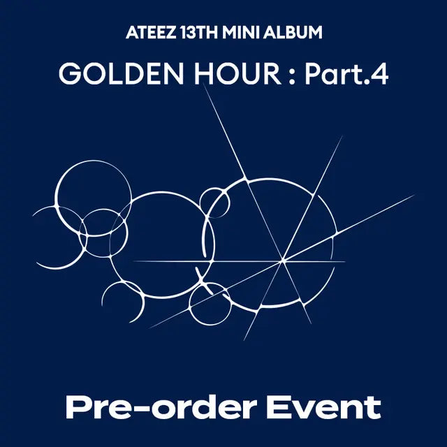 [POB Selectable] [PRE-ORDER] ATEEZ - 13th Mini Album GOLDEN HOUR : Part.4 (PHOTOBOOK)