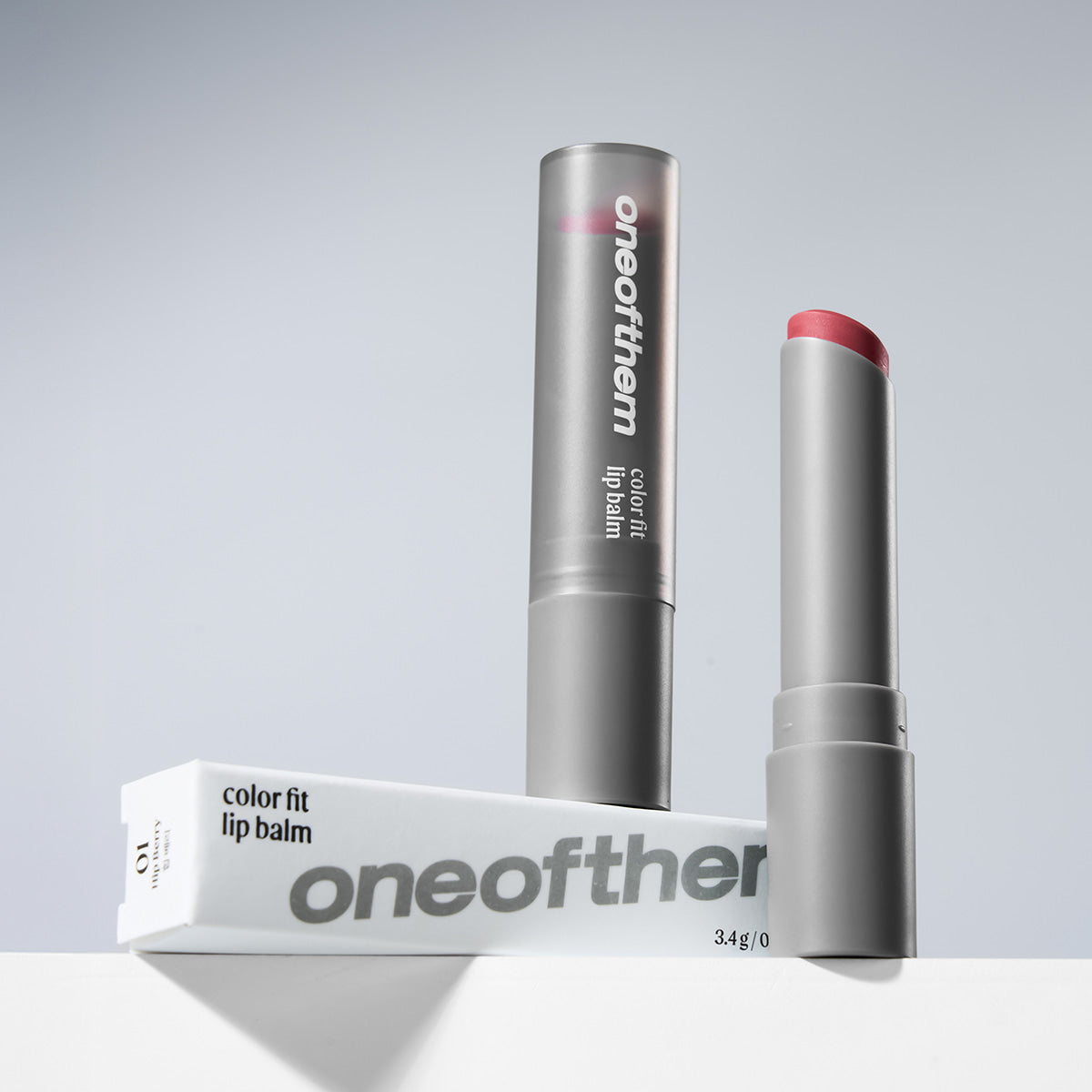 [oneofthem] Color Fit Lip Balm 01 Hip Berry oneofthem  DKshop