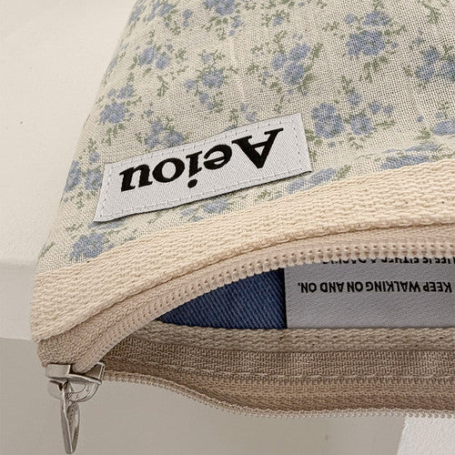Aeiou Basic Pouch (L size) Blue Delphinium Mist Aeiou  DKshop