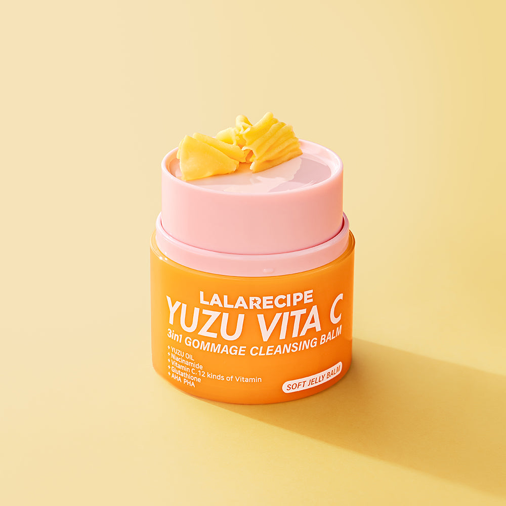 LALARECIPE YUZU VITA C 3IN1 GOMMAGE CLEANSING BALM LALARECIPE  DKshop
