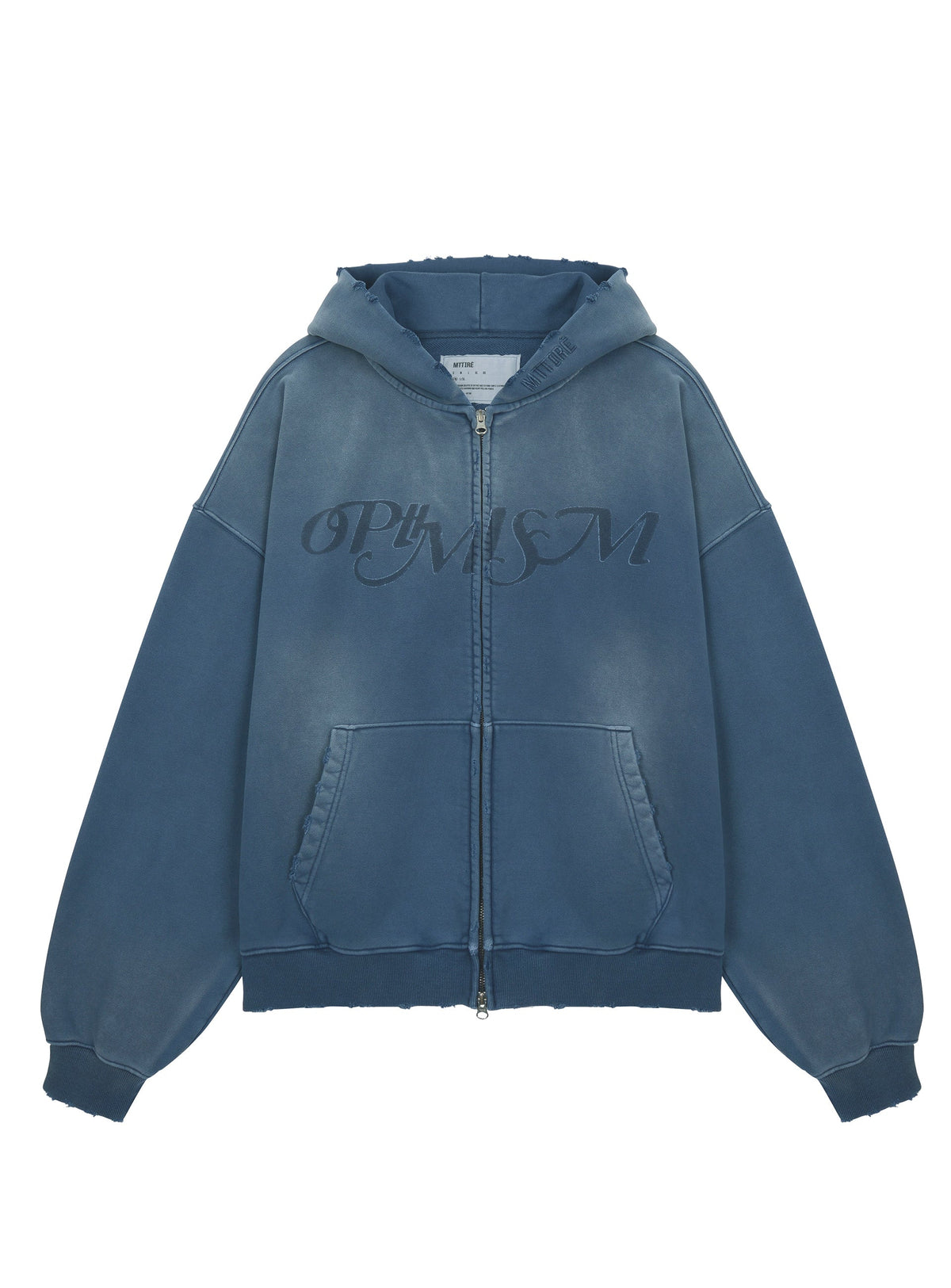 [mttire] OPTIMISM VTG WASHED Hooded Zip-Up (ateez Wear) mttire  DKshop