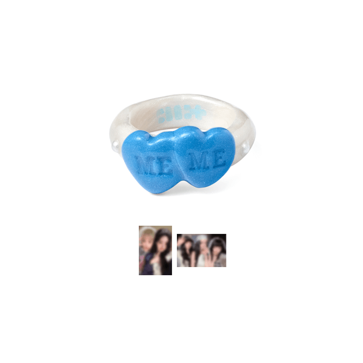ILLIT - [ILL X NFF] Double Heart Ring ILLIT  DKshop