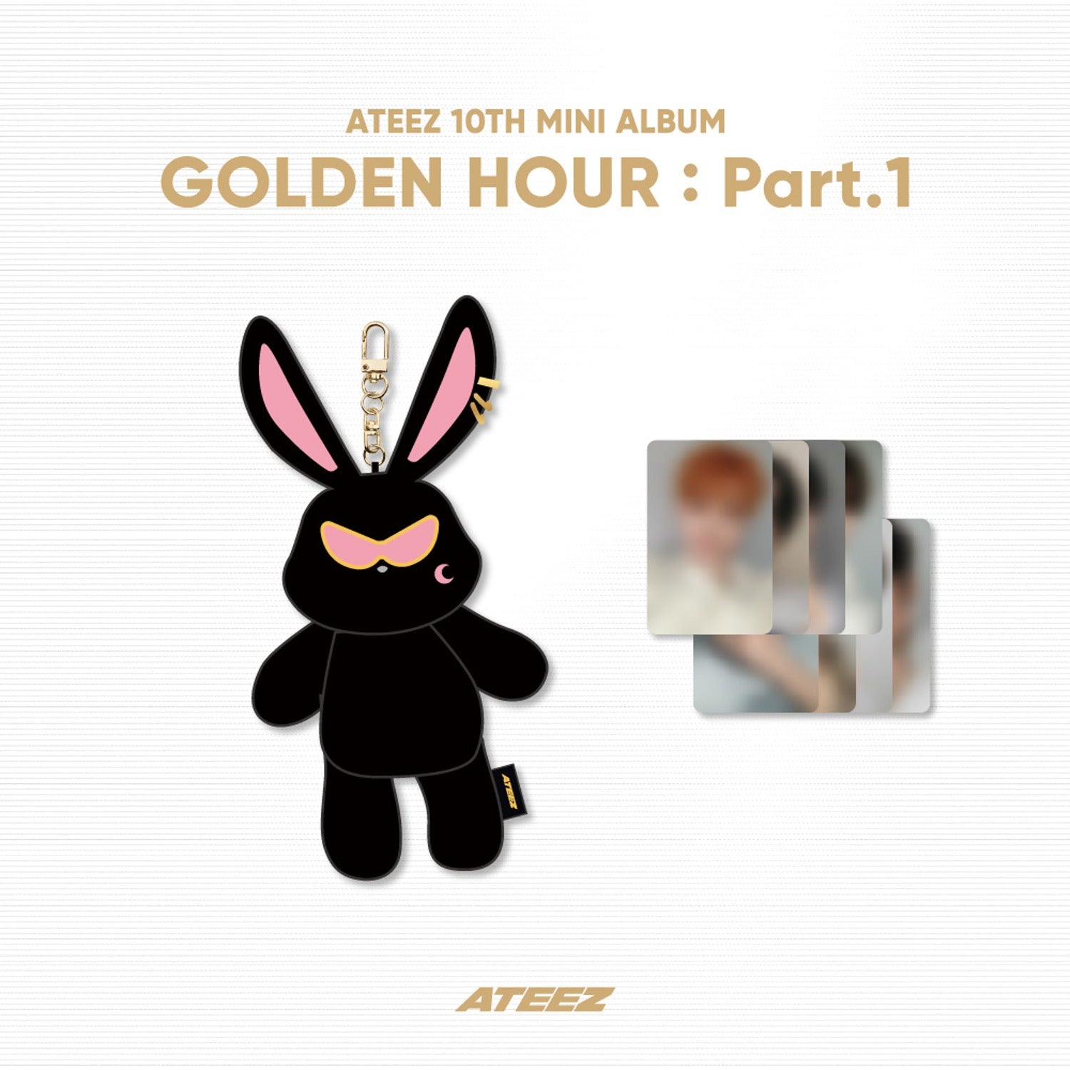 ATEEZ - GOLDEN HOUR : Part.1 OFFICIAL MD Mito DOLL KEYRING | DKshop