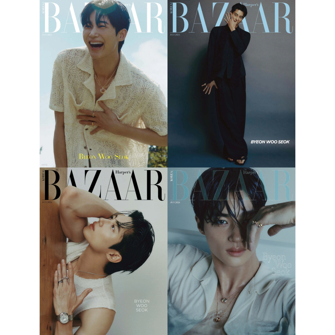 HARPER'S BAZAAR KOREA MAGAZINE 2024.07 (COVER : BYEON WOO SEOK)