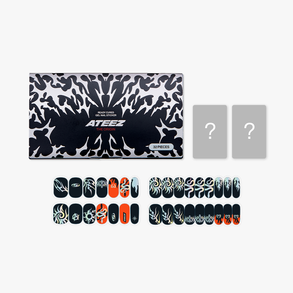 [PRE-ORDER] ATEEZ - READY CURED GEL NAIL STICKER : THE ORIGIN (+PHOTOCARD) ATEEZ  DKshop