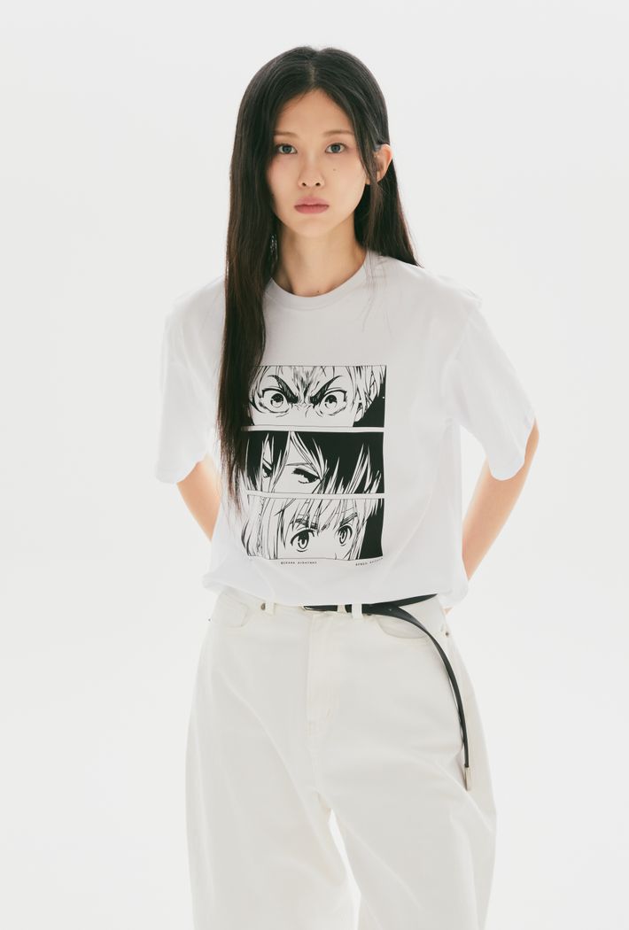 [SPAO × ATTACK ON TITAN] Short Sleeve T-Shirt SPAO  DKshop