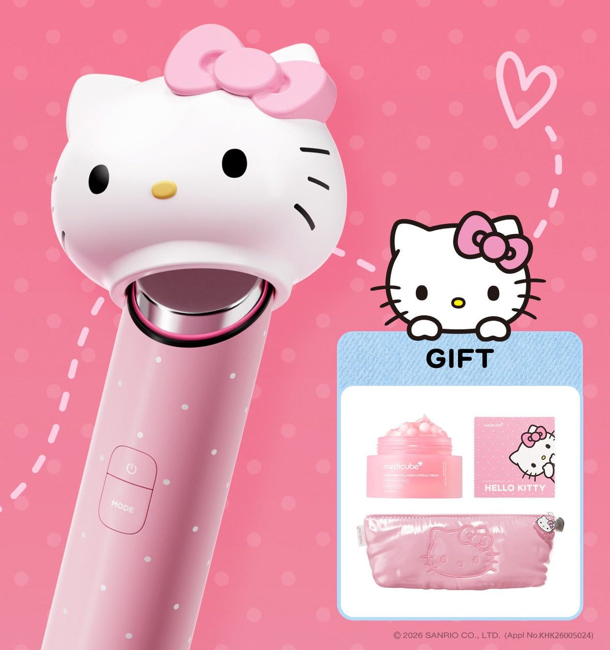 [MEDICUBE X Hello Kitty] BOOSTER GLOW BEAUTY DEVICE MEDICUBE  DKshop
