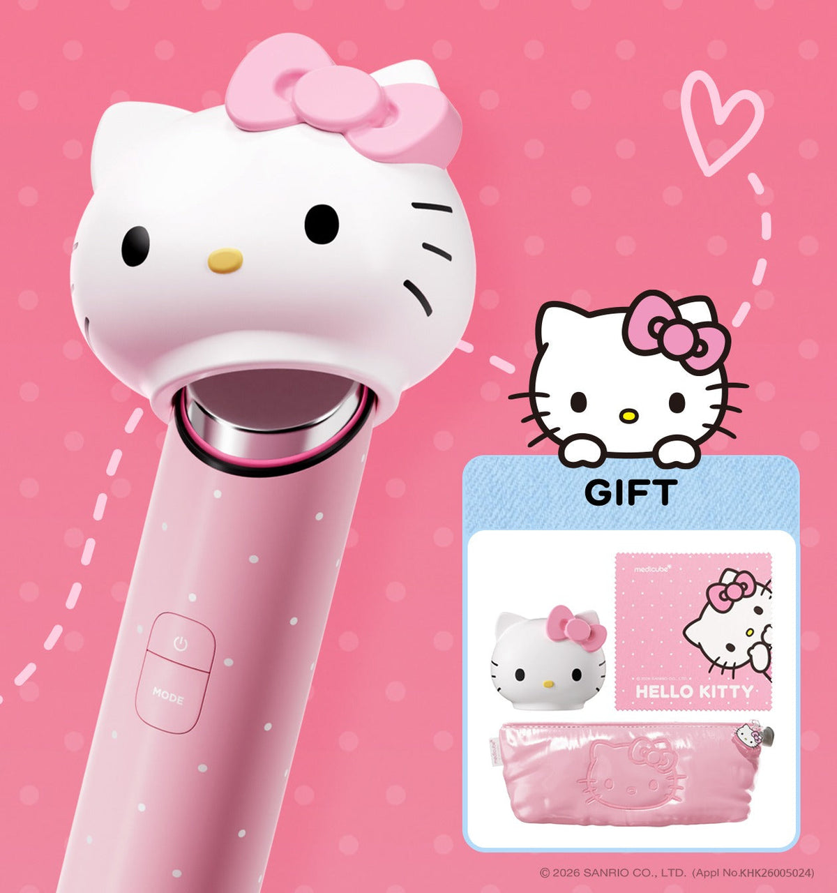 [MEDICUBE X Hello Kitty] BOOSTER GLOW BEAUTY DEVICE MEDICUBE  DKshop
