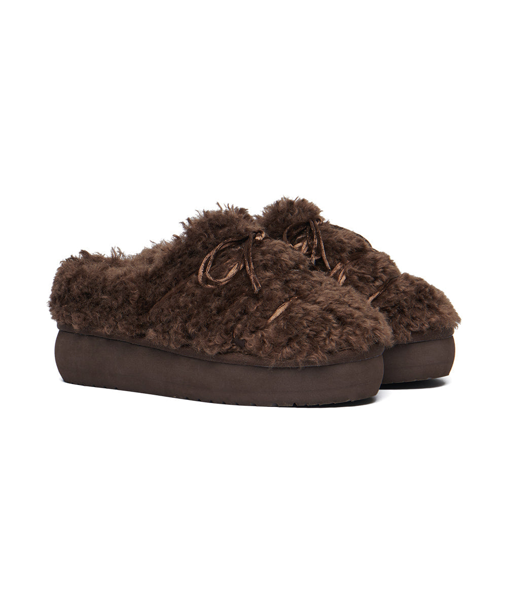 [Rockfish Weatherwear] CURLY FUR MULES Rockfish Weatherwear  DKshop
