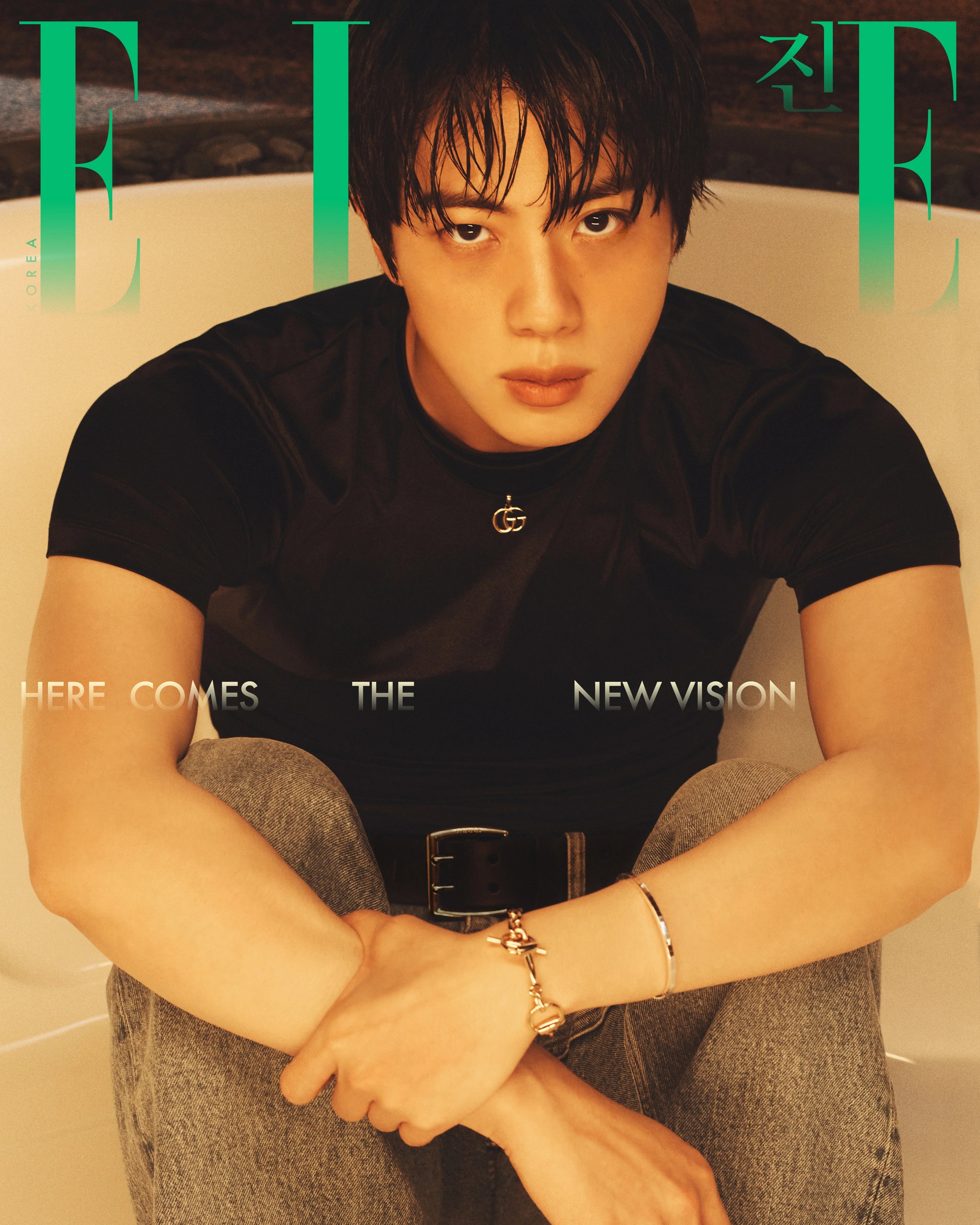 [PRE-ORDER] ELLE KOREA MAGAZINE 2026.08 (COVER : BTS JIN) BTS  DKshop