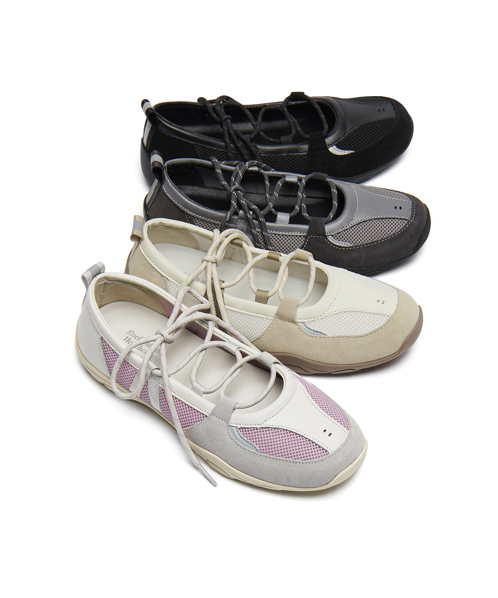 [Rockfish Weatherwear] NICOLE WEAVING LACEUP SNEAKERS Rockfish Weatherwear  DKshop