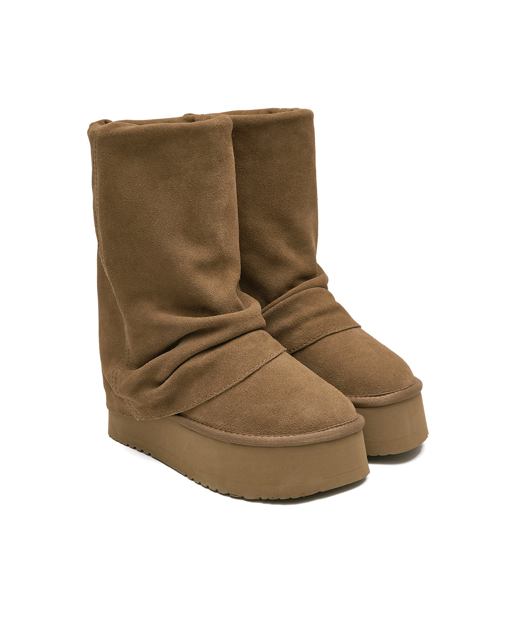 [Rockfish Weatherwear] MAXI FOLDED BOOTS MIDDLE(10inch) Rockfish Weatherwear  DKshop
