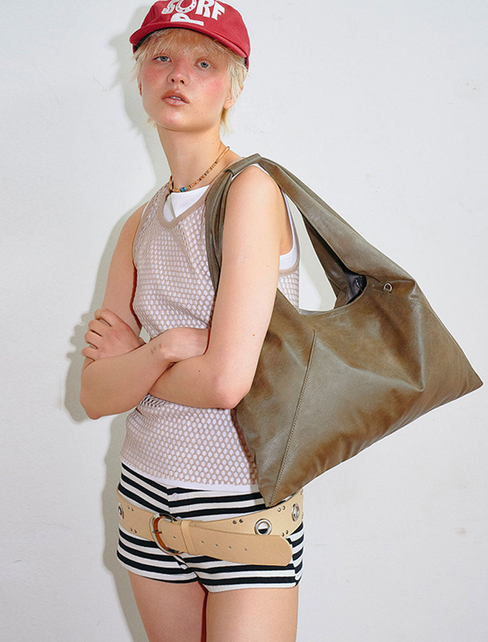 SAND MUSEUM MANTA HOBO BAG SAND MUSEUM  DKshop