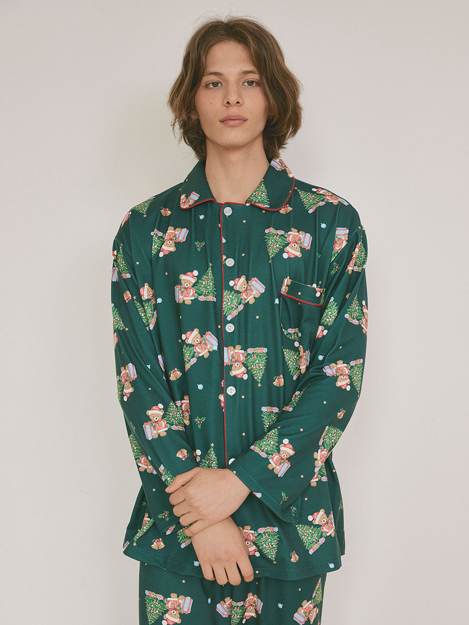 LUNALUZ MEN_Christmas Bear pajama LUNALUZ  DKshop