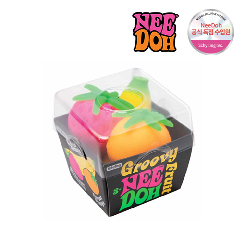 Needoh Fruit Stress Ball 3ea Needoh  DKshop