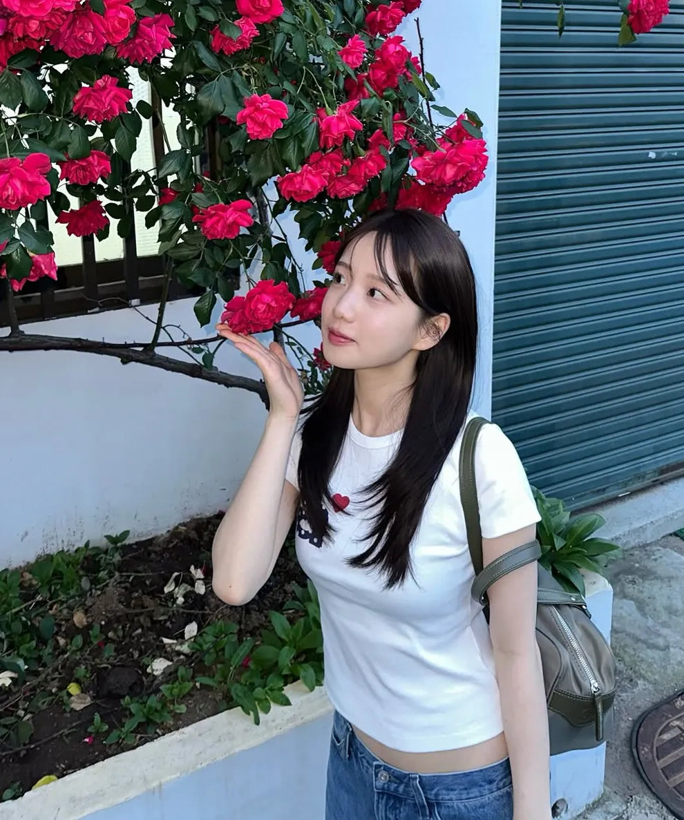 aeae DOT SMALL LETTER TEE T Shirt MAISON MINED  DKshop