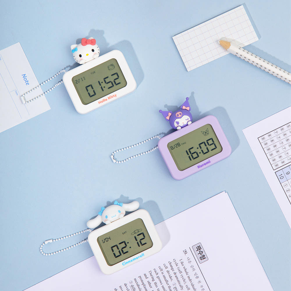 ROYCHE Sanrio Noise-Free Mini Desk Clock Keyring ROYCHE  DKshop