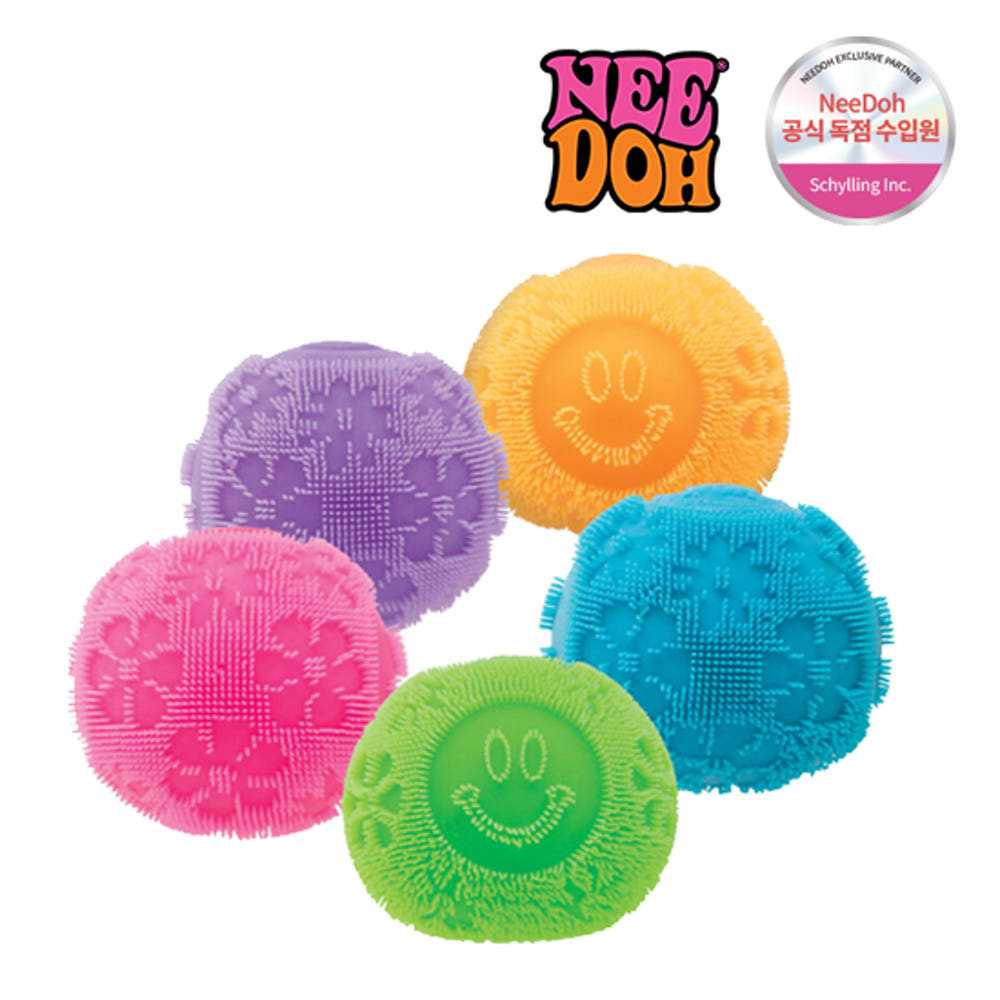 Needoh Fuzz Flower Stress Ball Squishy Needoh  DKshop