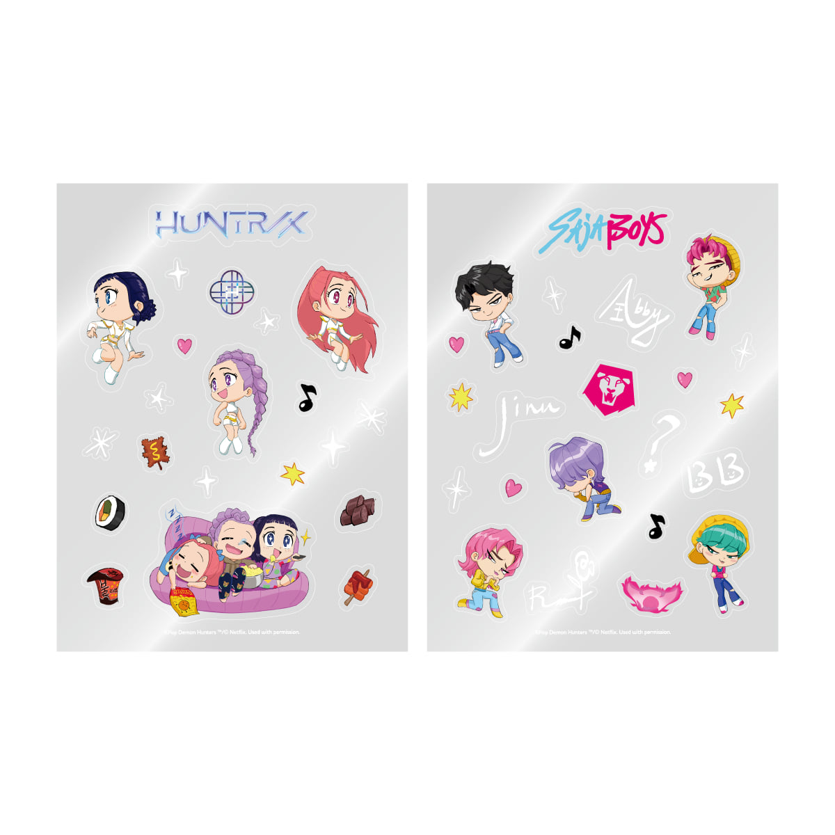 [PRE-ORDER] K-POP DEMON HUNTERS - OFFICIAL LIGHT STICK DECO STICKER PACK K-POP DEMON HUNTERS  DKshop