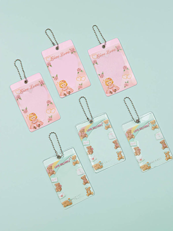 DAISO PHOTOCARD CASE KEY RING | DKshop