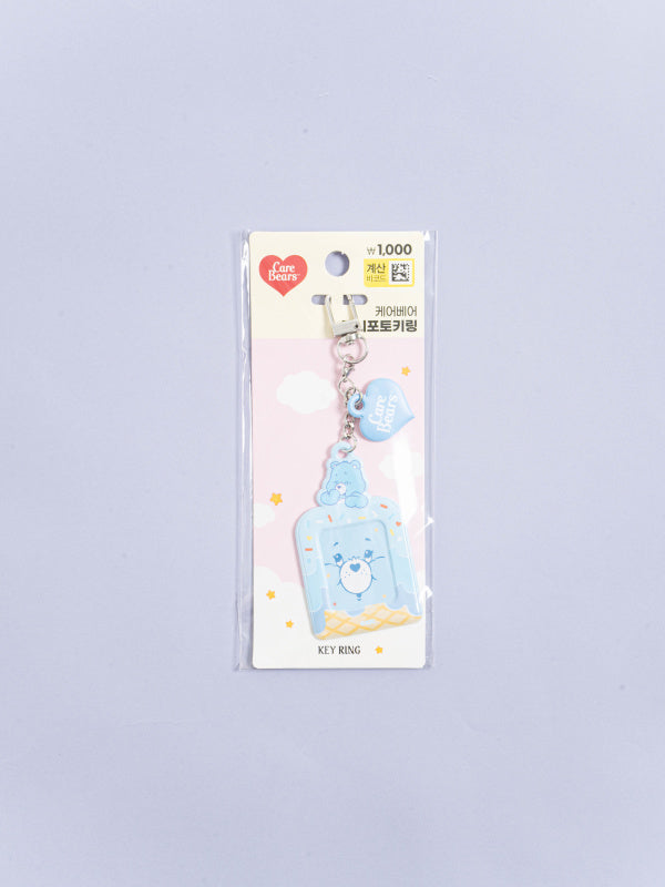 DAISO CARE BEARS MINI PHOTO KEY RING