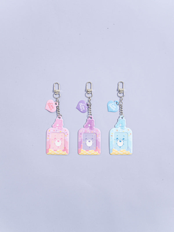 DAISO CARE BEARS MINI PHOTO KEYRING