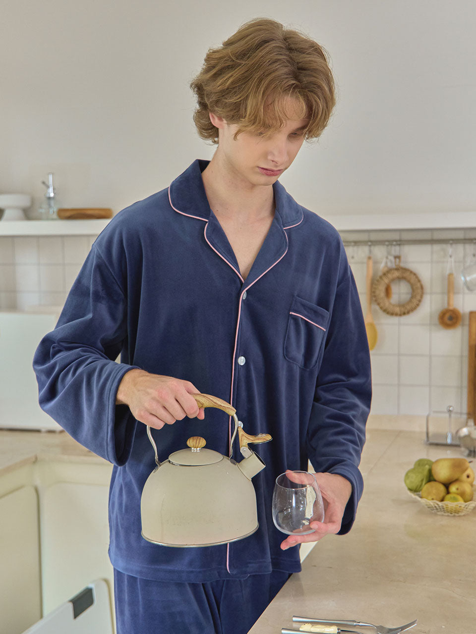 LUNALUZ MEN_Ronique Mink Spandex pajama LUNALUZ  DKshop